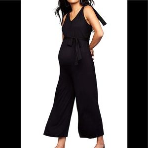 Lisa & Lucy black maternity jumpsuit